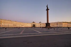 St. Petersburg Russia. The General Staff Building - Hermitage Museum