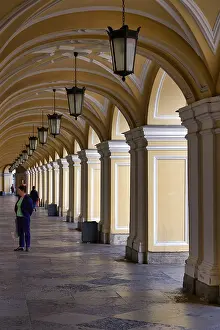 St. Petersburg Russia. Gostinyy dvor shopping arcade mall
