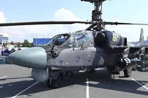 St. Petersburg Russia Jule 5, 2013 Attack helicopters Ka-52 Alligator
