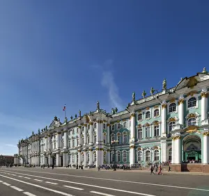 St. Petersburg Russia. The Winter Palace Hermitage Museum