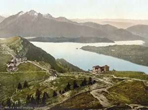 Staffel and Pilatus, a mountain range in Switzerland south of Lucerne