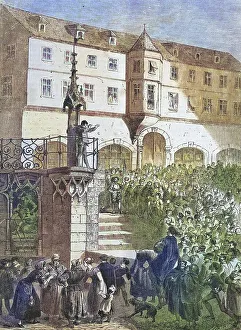 Stage, Schwaebisch Hall, Baden-Wuerttemberg