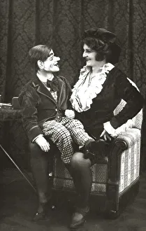 Stage, Variety, Ventriloquist with Male Doll