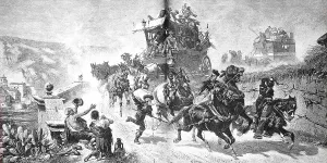 Stagecoach in Spain full speed