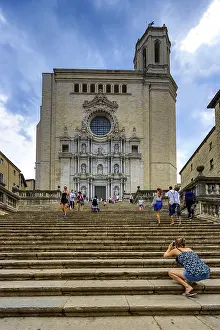 Staircase to the Cathedral of Santa Maria of Gerona