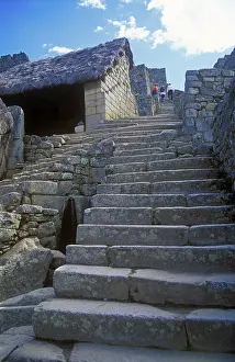 Staircase, Machu Picchu, Andean highlands