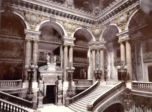 Staircase in the opera House, Paris