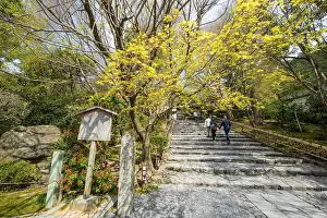 Stairs to Ryoan-ji Temple Kori Kori