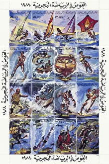 Stamps from Libya, holiday motifs, 1984
