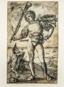 The Standard Bearer, 1502, copperplate engravings