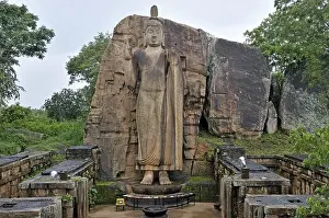 Standing Buddha, gesture of fearlessness and encouragement