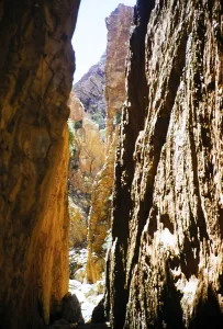 Standley Chasm Gorge, West MacDonnell Ranges, Northern Territory, Australia Expedition of the Melbourne Grammar School 1956