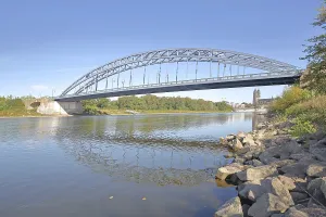 Star Bridge over the Elbe, Magdeburg Cathedral