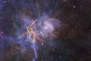 Outer Space Prints: Starfield. Cosmos art. Elements of this image furnished by NASA