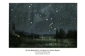 Part of the starry sky in the region of the celestial equator