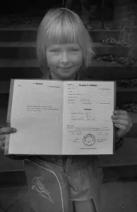 The start of the big holidays and the report cards thrill children at the primary school on 24