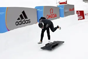 Start, skeleton, World Cup St. Moritz 2010
