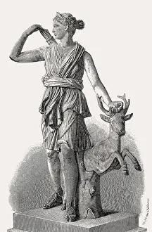 Statue of Artemis, the Hellenic goddess of the hunt