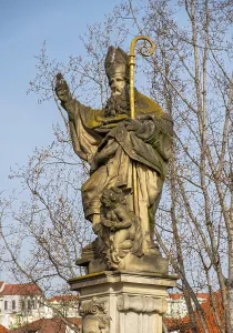 Statue of Augustine of Hippo, Charles Bridge