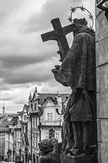 Statue in beautiful Mala Strana district