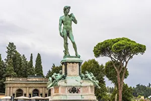 Statue of David in Piazza Michelangelo