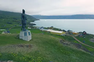 Statue of Eric the Red, the, Narsarsuaq, Greenland