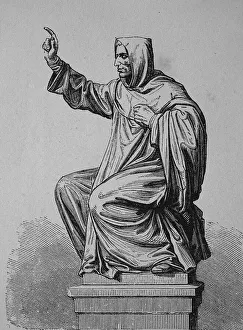Statue of Girolamo Savonarola, part of the Luther Monument in Worms