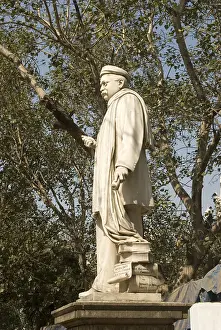 Statue of Gopal Krishna Gokhale patriot and statesman