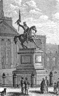 Statue of Gottfried von Bouillon in Brussels