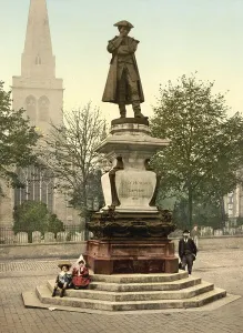 Statue of John Howard, in St Paul's Square