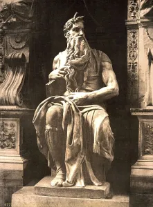 Statue by Michael Angelo, The Seated Moses