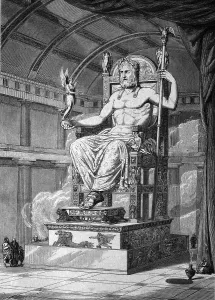 The Statue of Olympian Zeus by Phidias zu Olympia