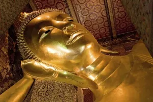 Category Buddhism Prints: Statue of the Reclining Buddha