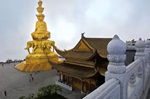 Statue of Samantabhadra, Mount Emei near Chengdu