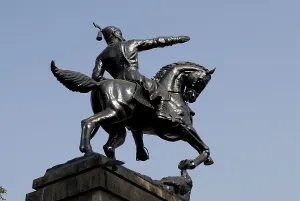 Statue of Shivaji Maharaj at Dadar