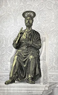 Statue of St. Peter in St. Peter's Basilica in Rome