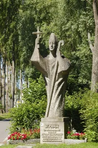 Statue of St. Pirmin, Reichenau Island