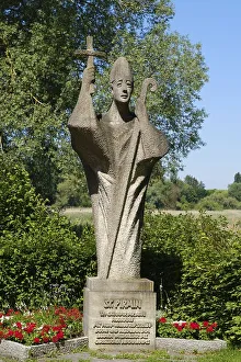 Statue of St. Pirmin, Reichenau Island