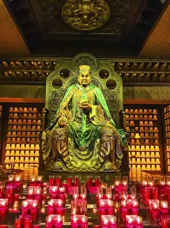 Statue in Temple 33 statues of guanyin in the Sanya Nanshan Cultural Center