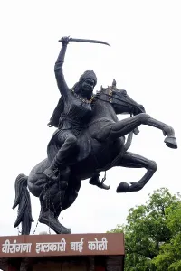 Statue of veer, jhalkari bai, agra