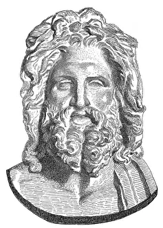 Statue of Zeus of king of the gods