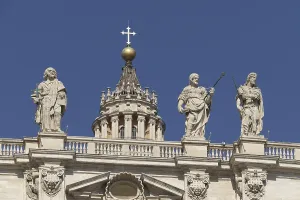 Statues of the Apostles on St Peter's Basilica