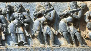 Statues at Belur, Karnataka, India