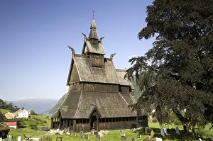 Category Scandinavia Prints: Stave church, Hopperstad near Vik