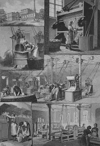 Steam washing laundry of the Berlin Charite hospital