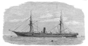 Steamship La Rhone, lost with life and limb during the last hurricane that devastated the island of St