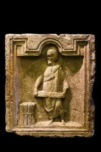 Stele of Togatus with scrolls, 3rd century