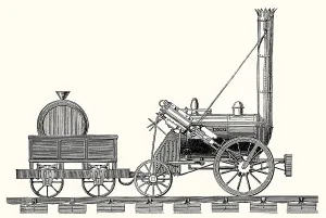 Stephenson's Rocket, an early steam locomotive