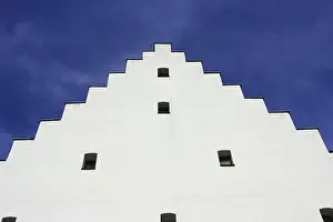 Stepped gable of a medieval house