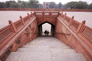 Steps at Humayun tomb, Delhi, India